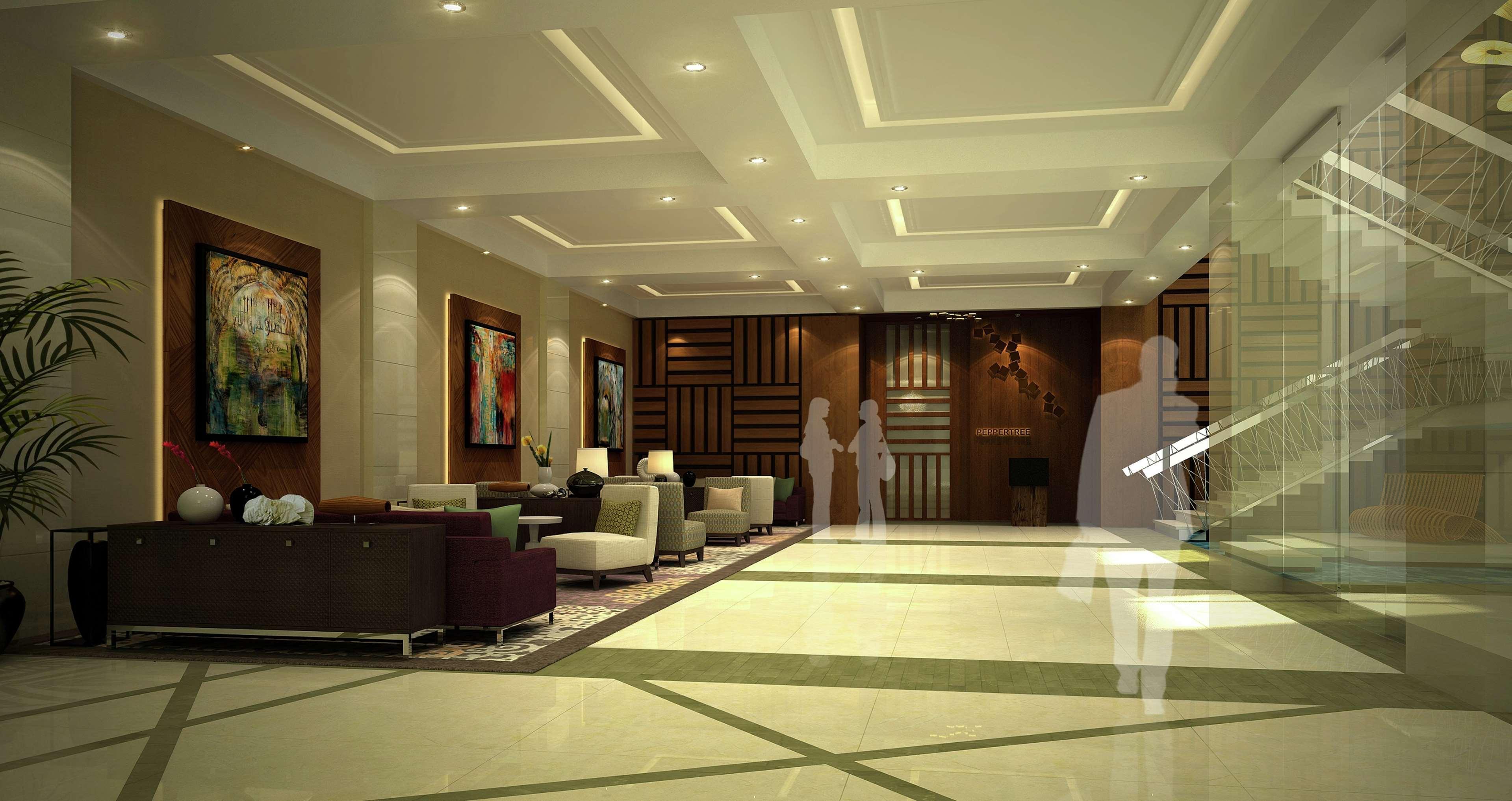 Doubletree By Hilton Doha - Al Sadd Hotel Bagian luar foto The lobby of the hotel